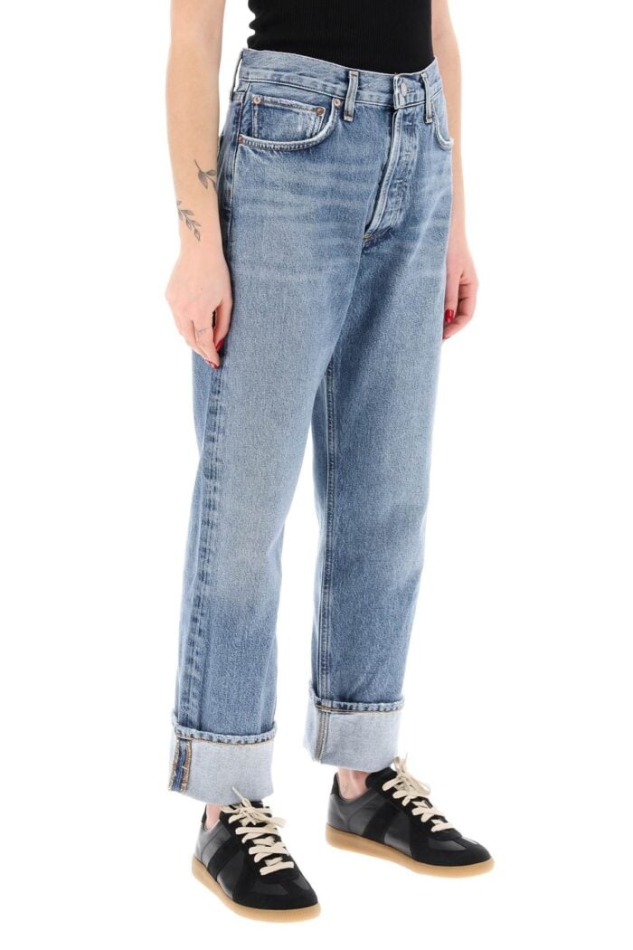 AGOLDE Castraight Jeans With Low Crotch Fran