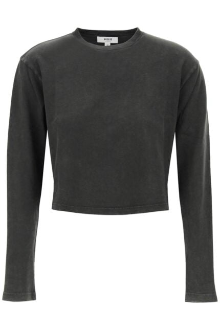 AGOLDE "cropped Long-sleeved Mason T