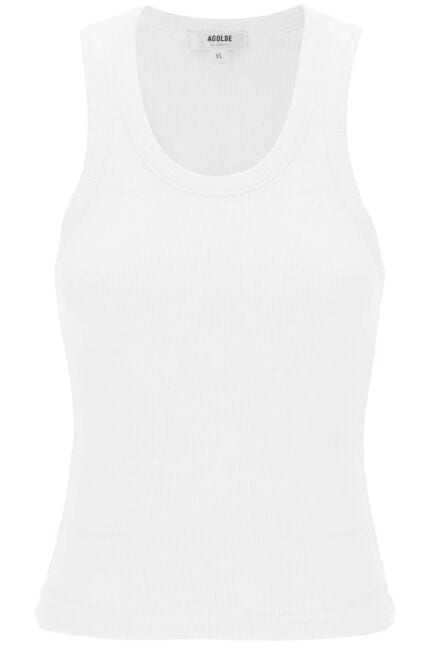 Agolde Poppy Ribbed Tank Top