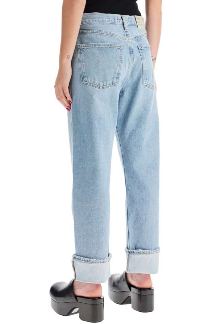 AGOLDE Used Effect Fran Jeans