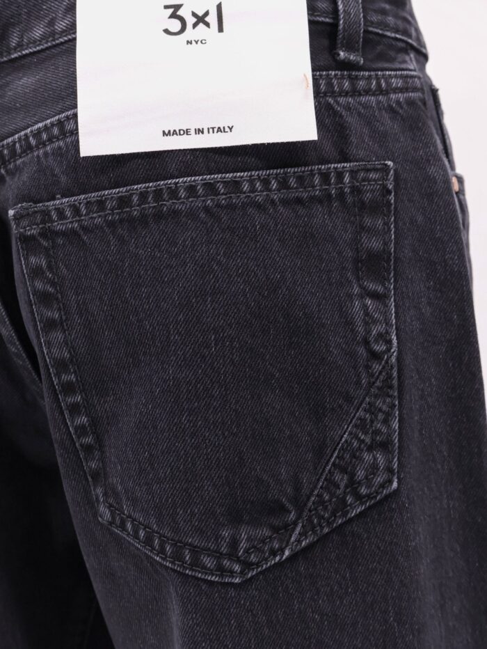 3X1 Aime Black Denim Trousers