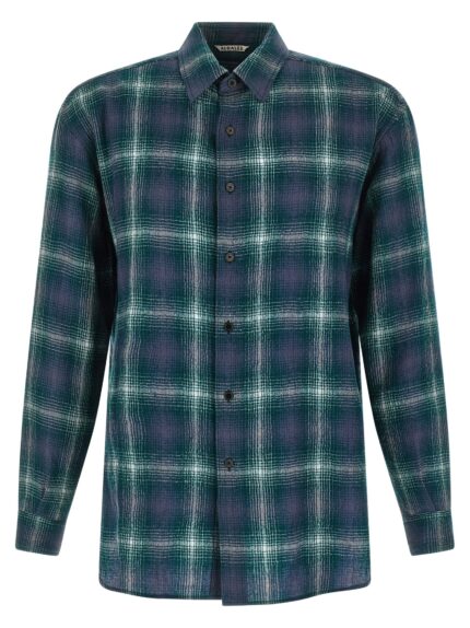 AURALEE 'Airy Wool Check' Shirt