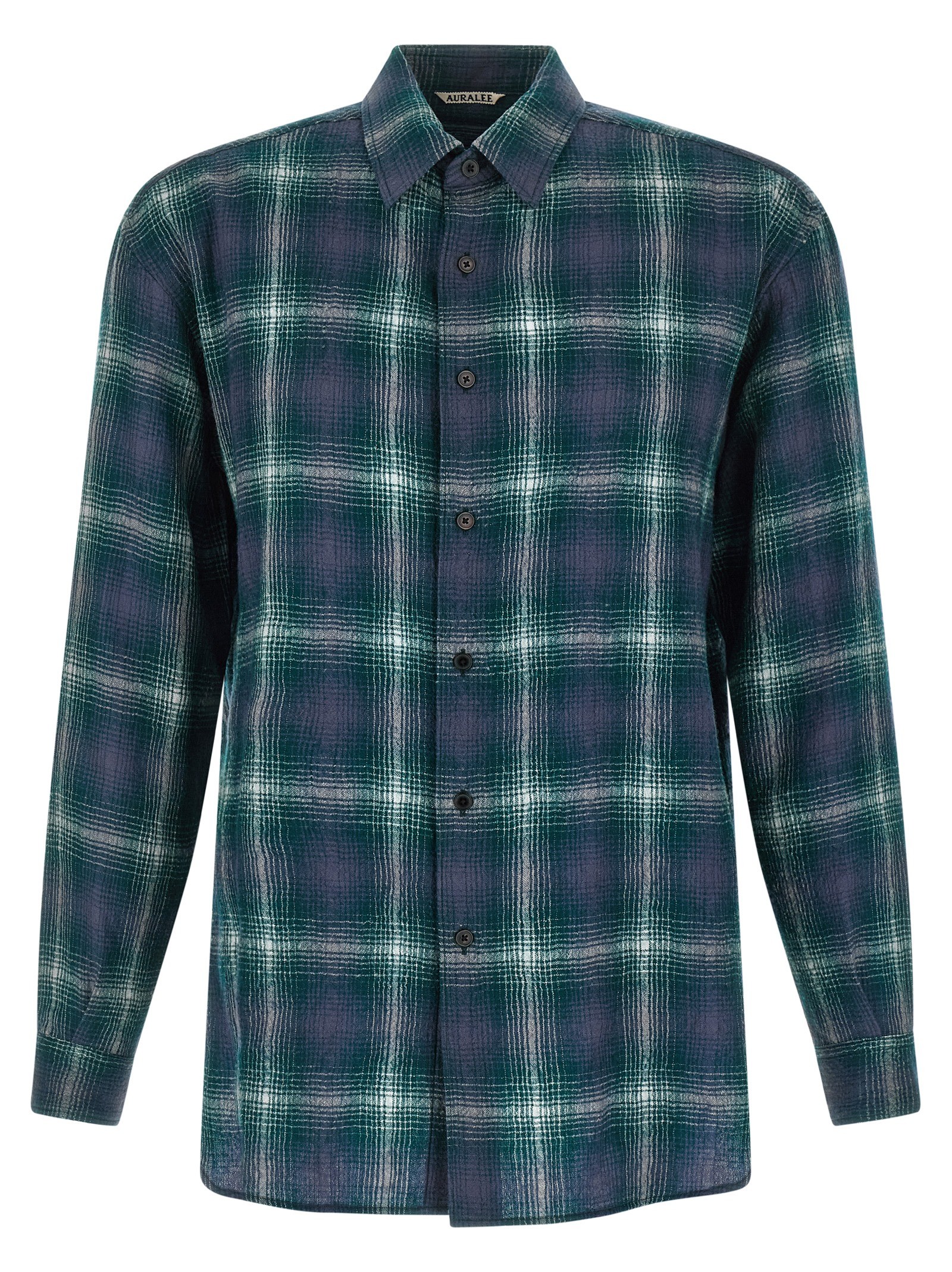 AURALEE 'Airy Wool Check' Shirt