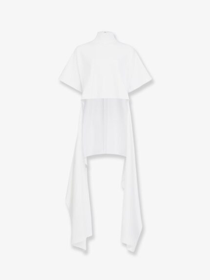 ALAIA Asym Cotton Blend T-shirt