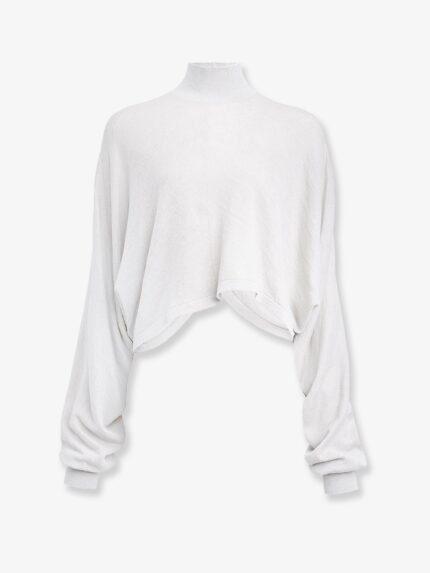 ALAIA Batwing Linen Sweater