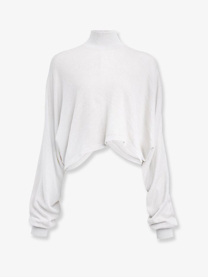 ALAIA Batwing Linen Sweater