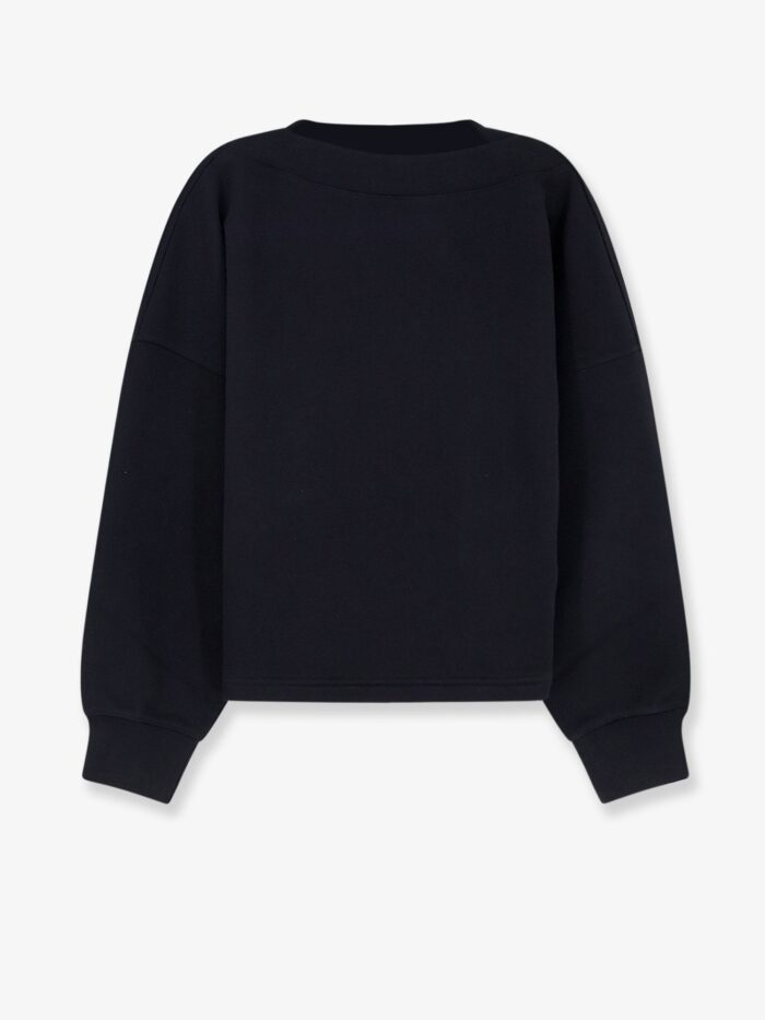 ALAIA Boatneck Cotton Sweatshirt