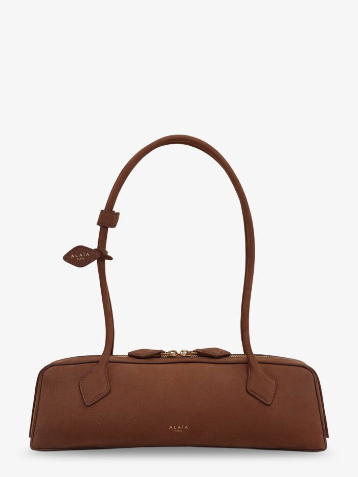 ALAIA Borsa A Spalla Teckel Medium In Suede