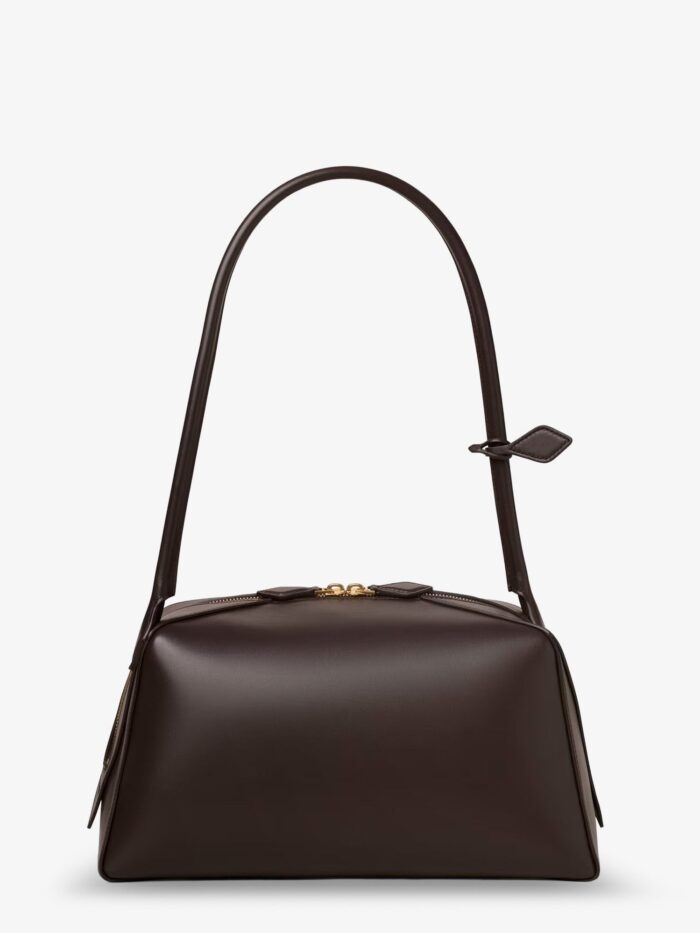 ALAIA Bouledogue Leather Shoulder Bag