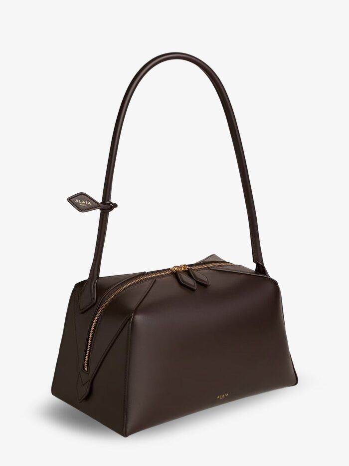ALAIA Bouledogue Leather Shoulder Bag