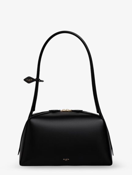 ALAIA Bouledogue Leather Shoulder Bag