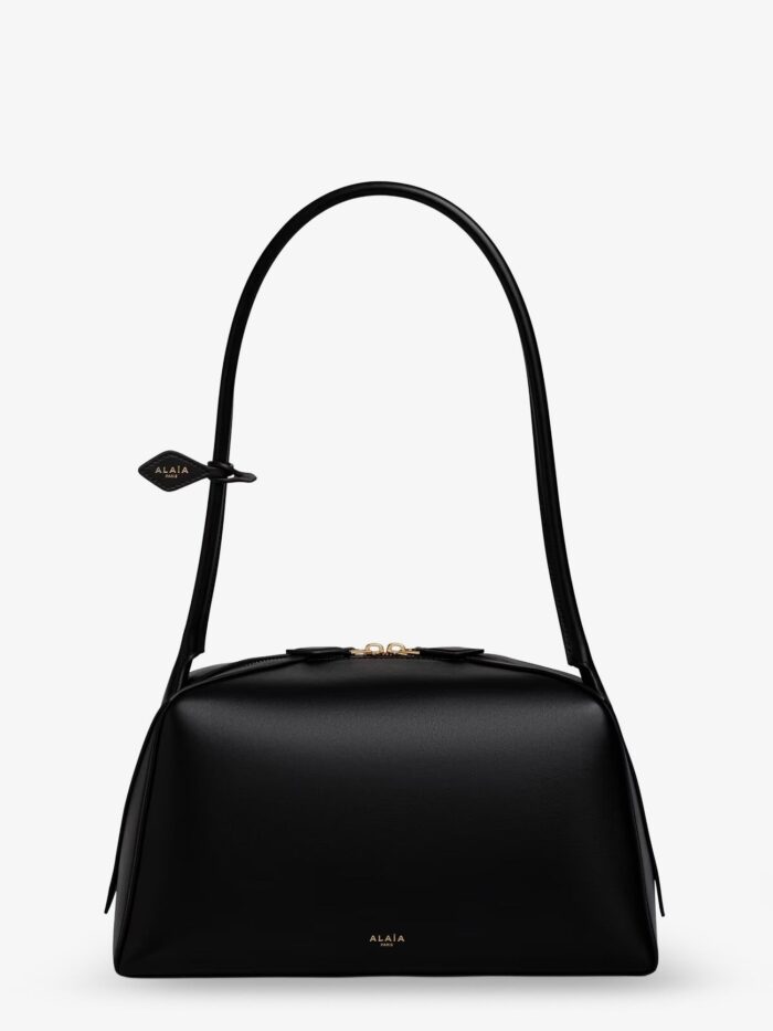 alaia bouledogue leather shoulder bag ALAIA Bouledogue Leather Shoulder Bag