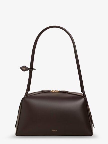 ALAIA Bouledogue Leather Shoulder Bag