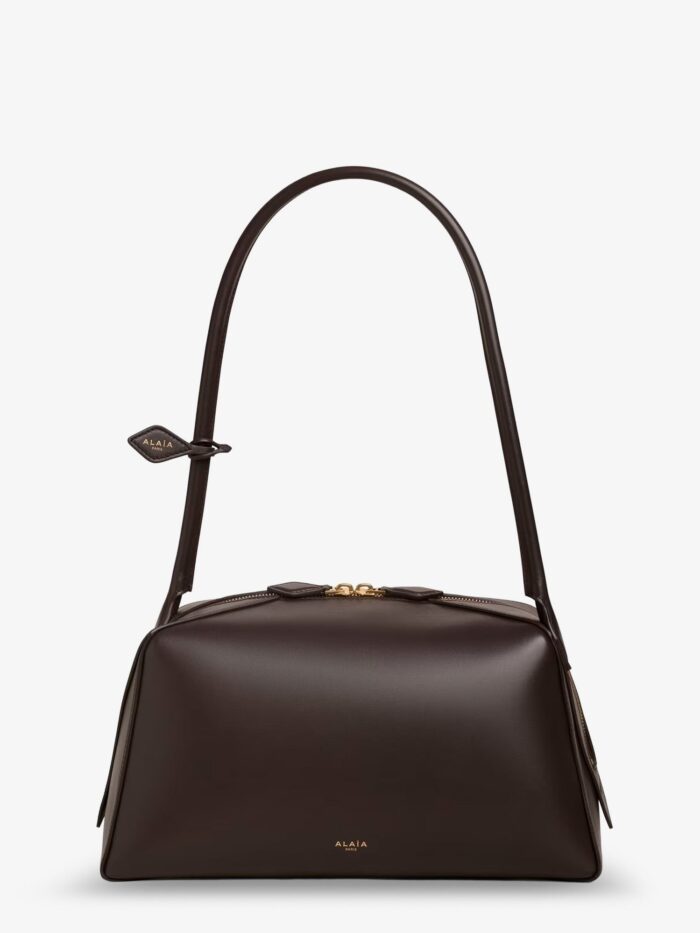 ALAIA Bouledogue Leather Shoulder Bag