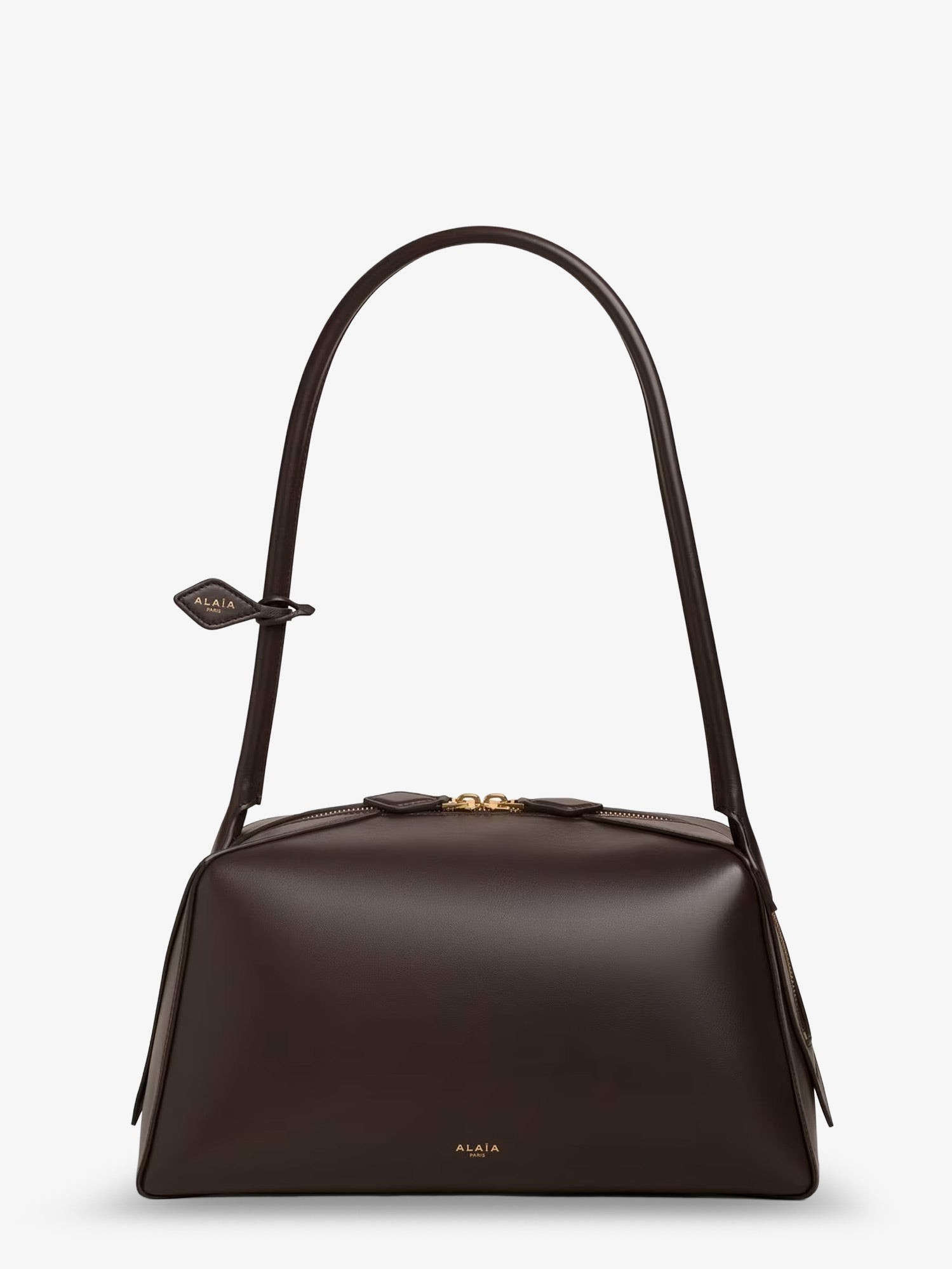 ALAIA Bouledogue Leather Shoulder Bag