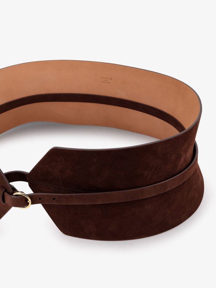 ALAIA Bustier Suede Belt