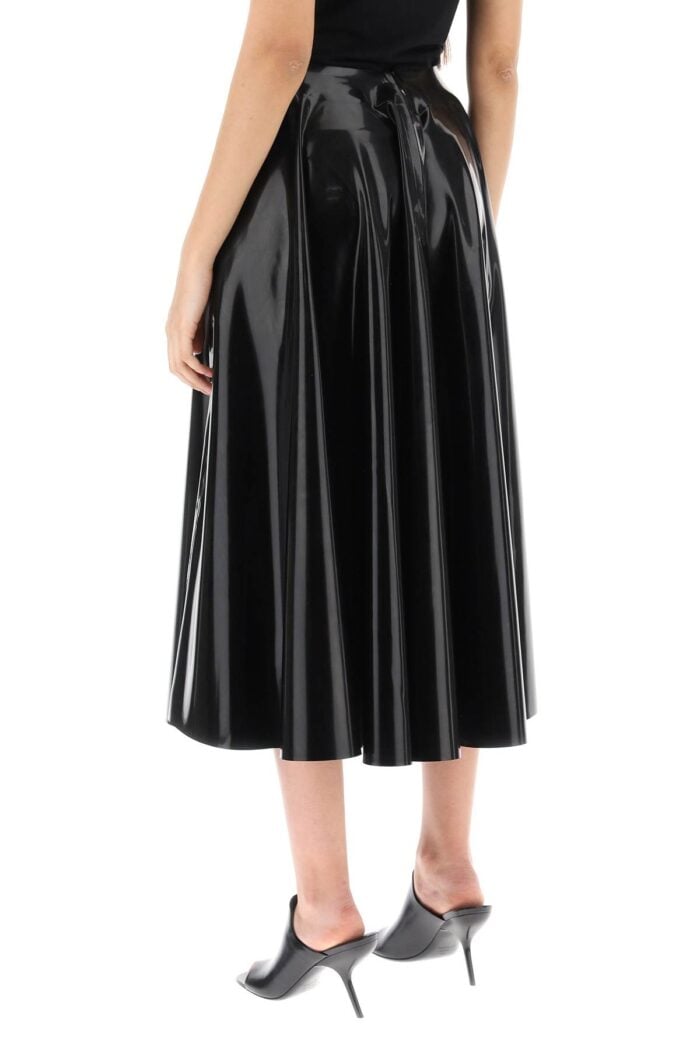 ALAIA Circular Skirt In Latex