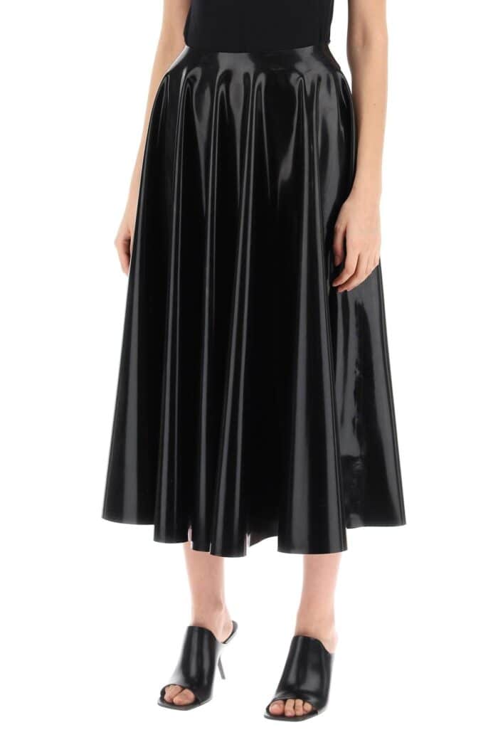 ALAIA Circular Skirt In Latex