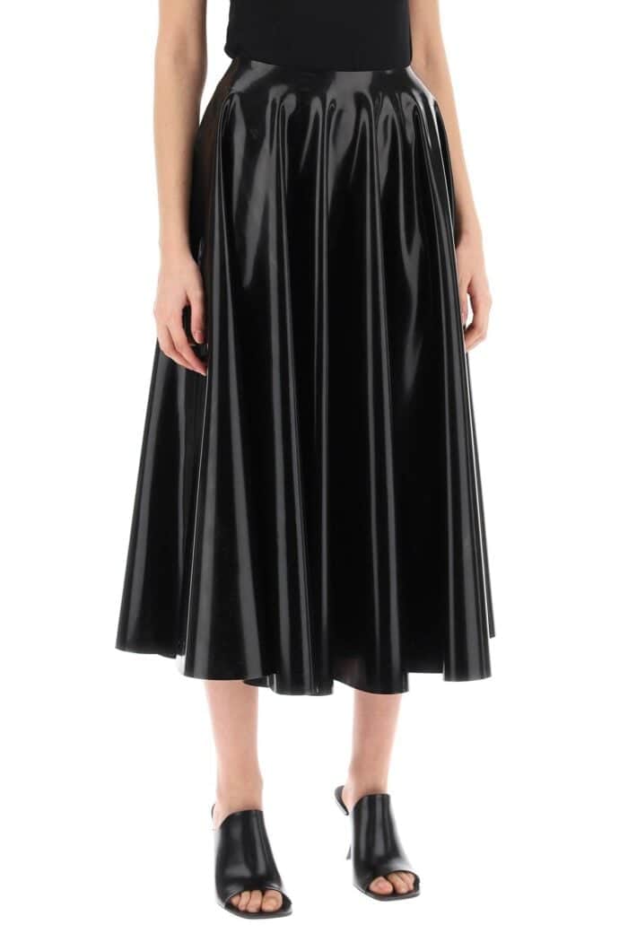 ALAIA Circular Skirt In Latex