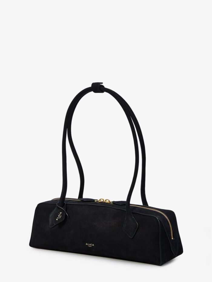 ALAIA Clutch Le Teckel Suede Handbag