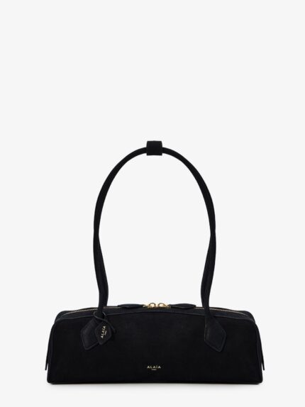 ALAIA Clutch Le Teckel Suede Handbag