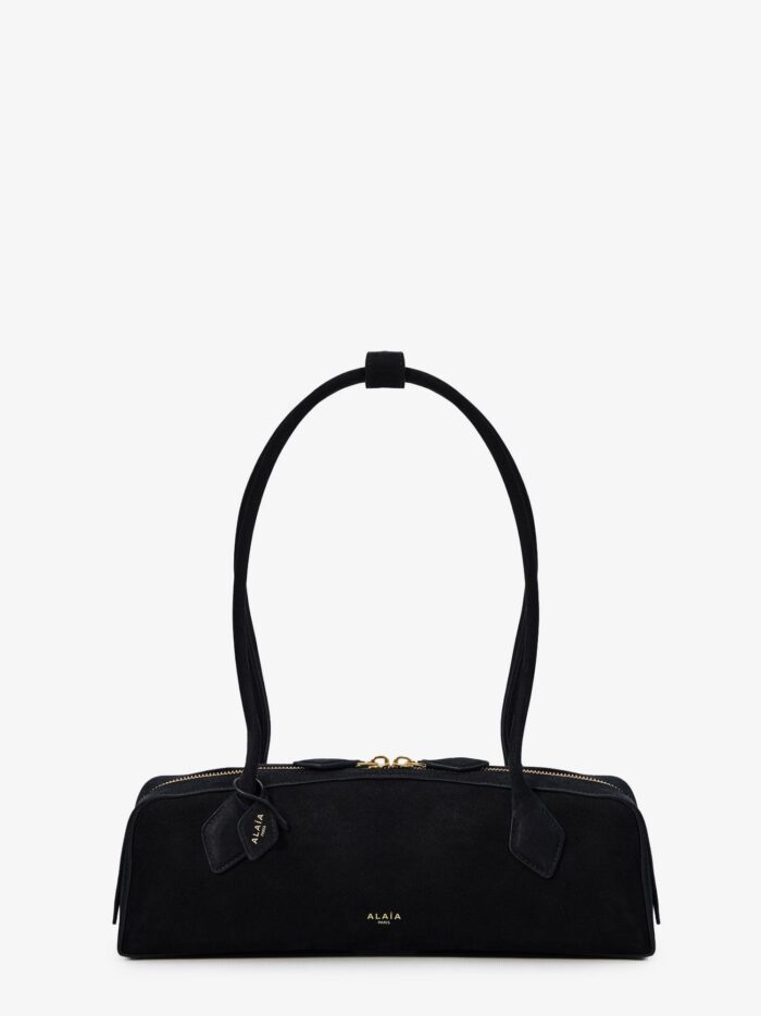 ALAIA Clutch Le Teckel Suede Handbag