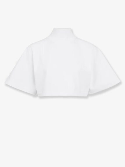 ALAIA Cotton Crop T-shirt