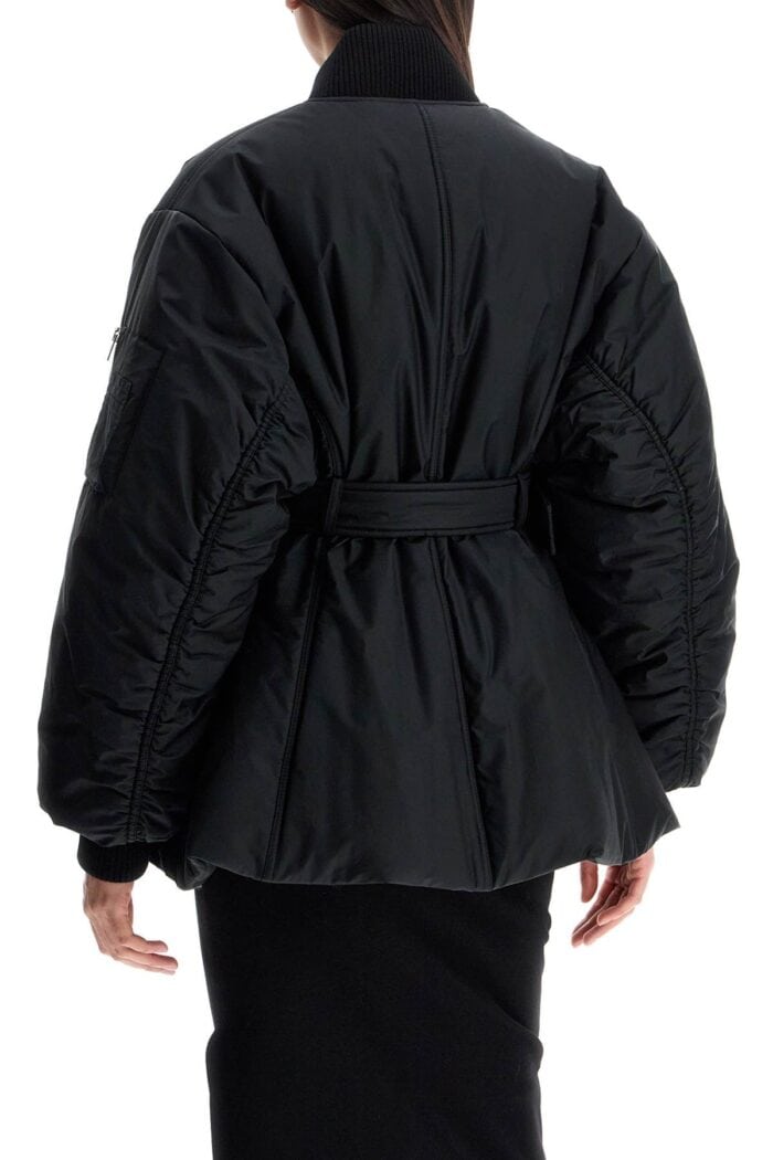 ALAIA Cotton Flared Bomber Jacket