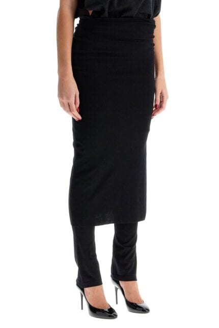 ALAIA Draped Pant Skirt