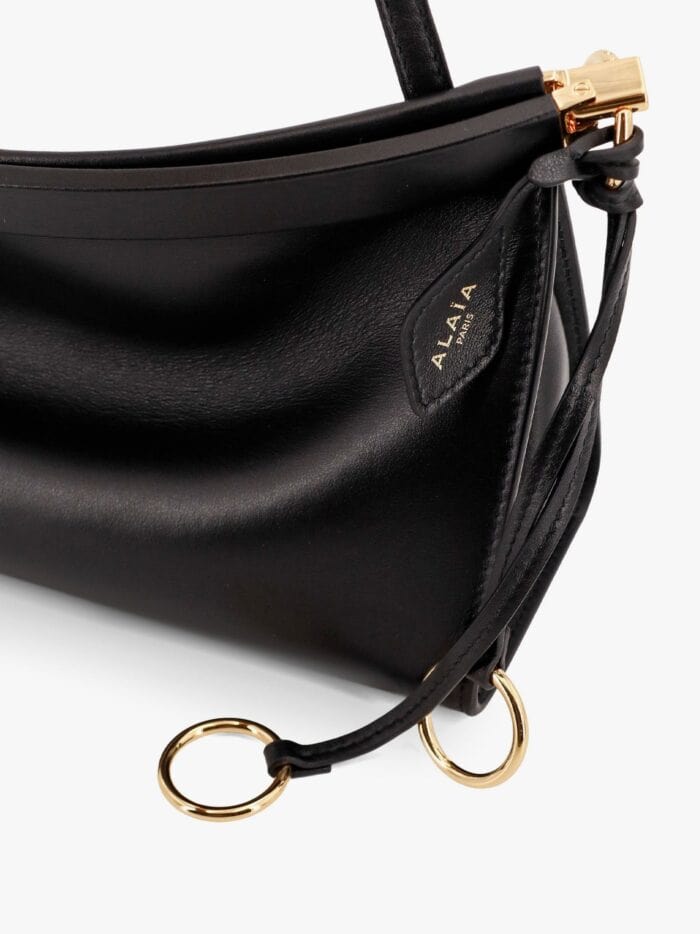 ALAIA East West Medium Leather Shoulder Bag