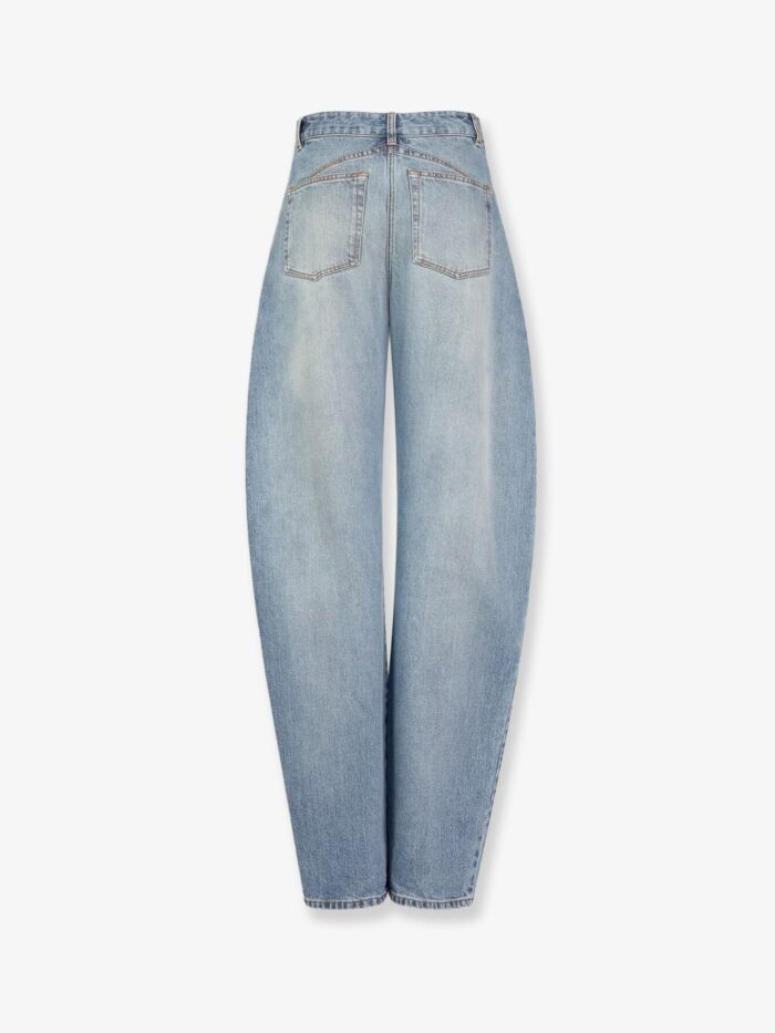 ALAIA Faded Blue Denim Jeans