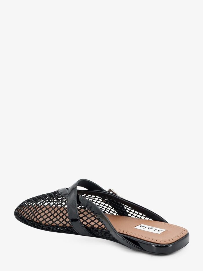 ALAIA Flat Mesh Sandals