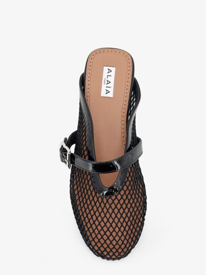 ALAIA Flat Mesh Sandals