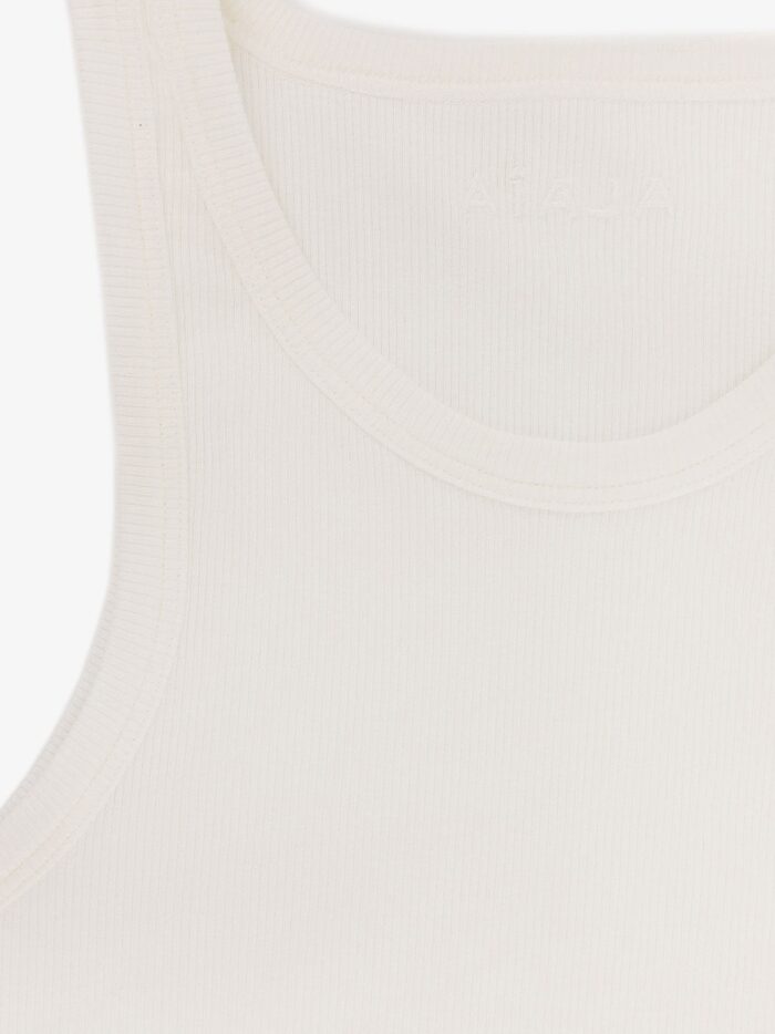 ALAIA Halter Cotton And Viscose Bodysuit