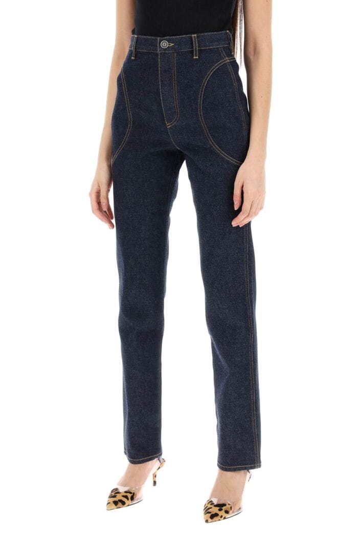 ALAIA High-waisted Slim Fit Jeans