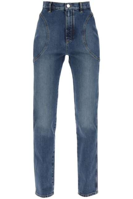 ALAIA High-waisted Slim Fit Jeans