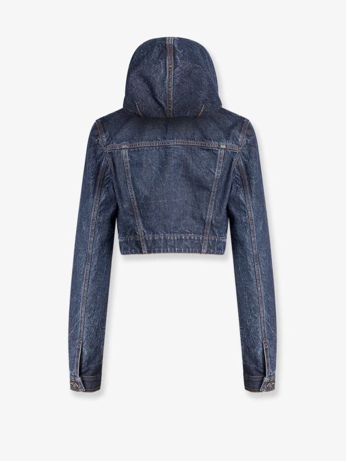 ALAIA Hooded Denim Jacket