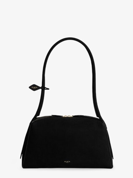 ALAIA Le Bouledogue Nubuck Shoulder Bag