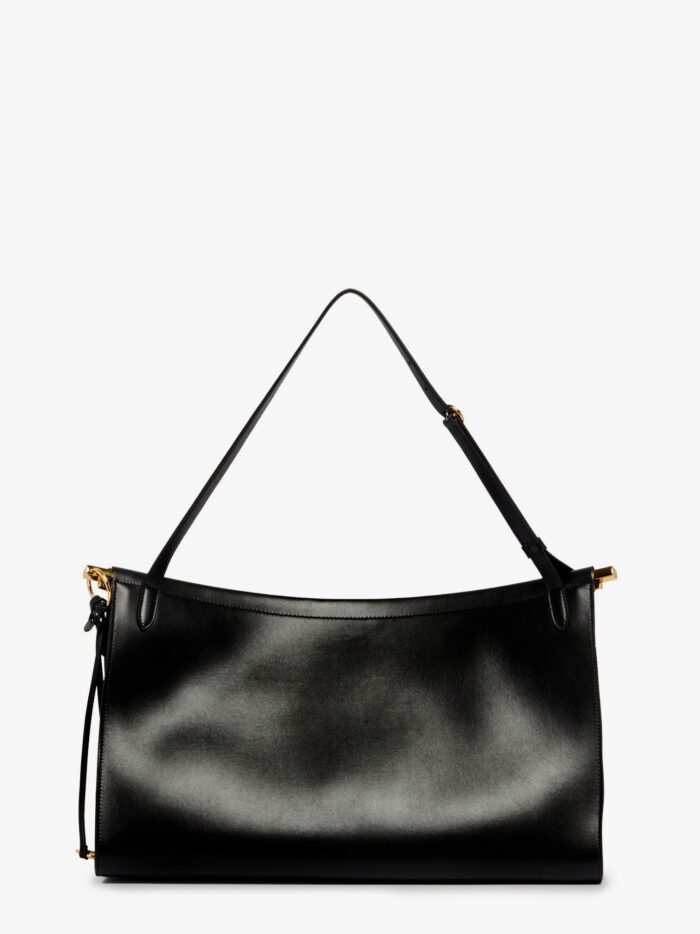 ALAIA Le Click East West Large Leather Shoulder Bag