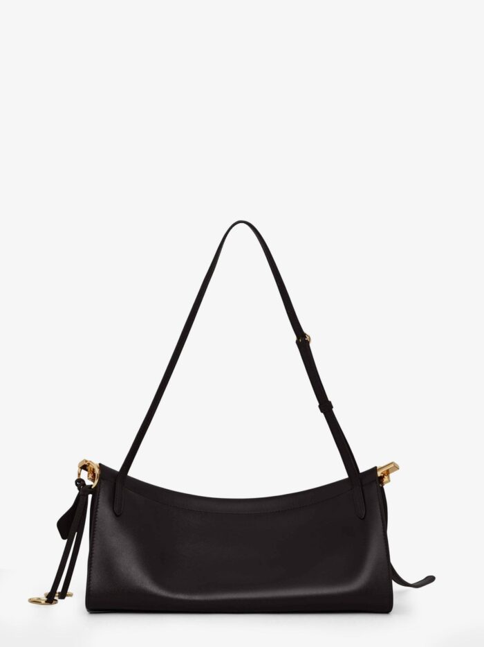 ALAIA Le Click East West Medium Leather Crossbody Bag