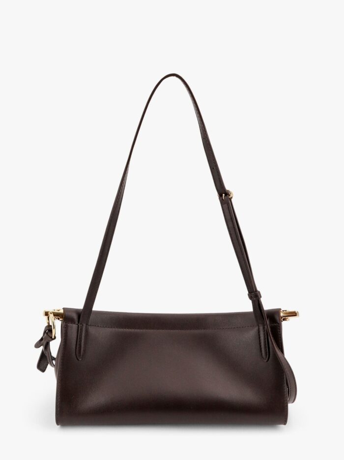 ALAIA Le Click East West Small Leather Crossbody Bag