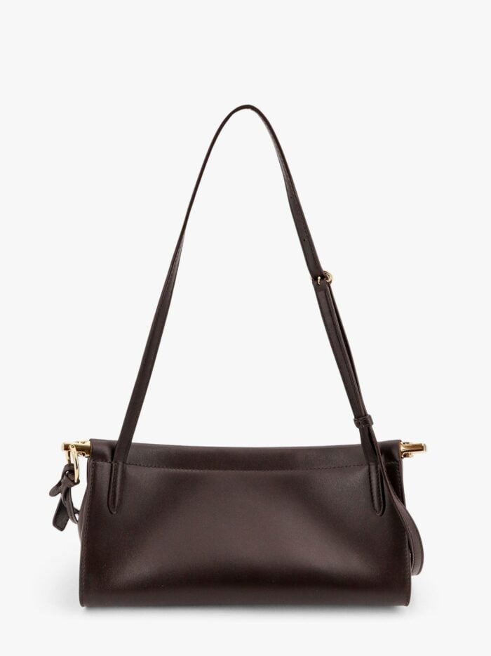 ALAIA Le Click East West Small Leather Shoulder Bag