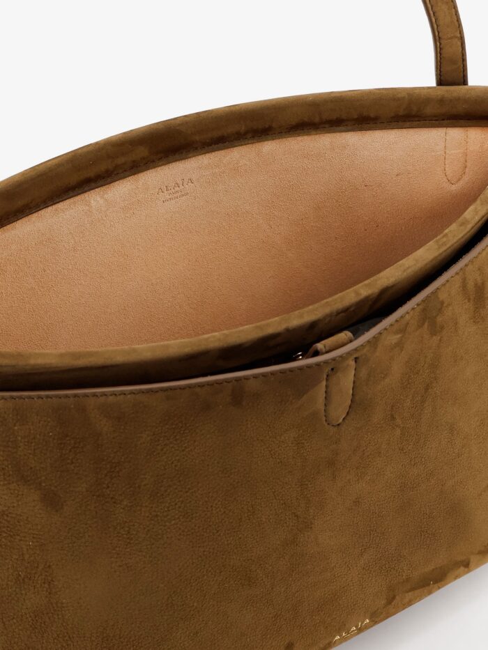 ALAIA Le Click Pocket 35 Nabuck Shoulder Bag