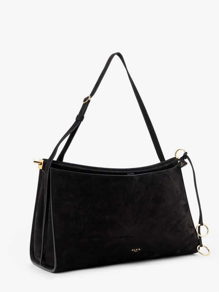 ALAIA Le Click Pocket 35 Nabuk Shoulder Bag
