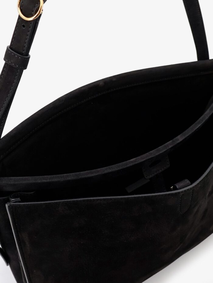 ALAIA Le Click Pocket 35 Nabuk Shoulder Bag