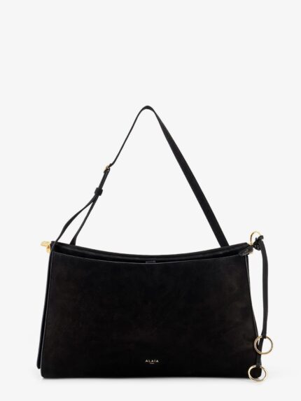 ALAIA Le Click Pocket 35 Nabuk Shoulder Bag