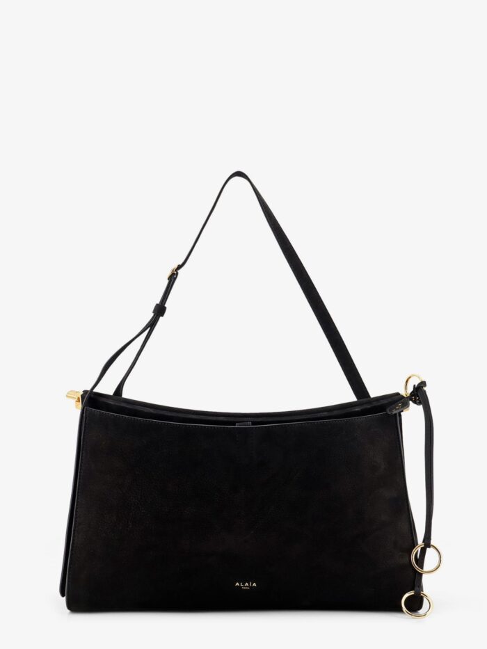 ALAIA Le Click Pocket 35 Nabuk Shoulder Bag