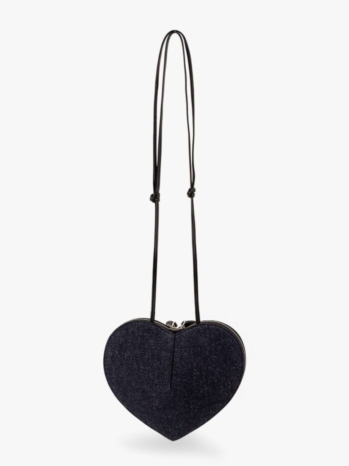 ALAIA Le Coeur Denim And Leather Shoulder Bag