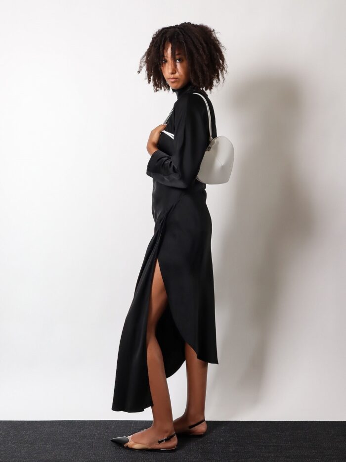 ALAIA Le Coeur Leather Crossbody Bag