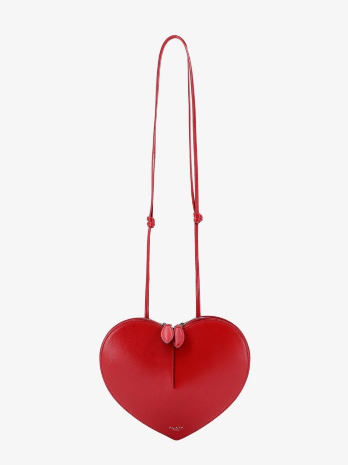 ALAIA Le Coeur Leather Crossbody Bag